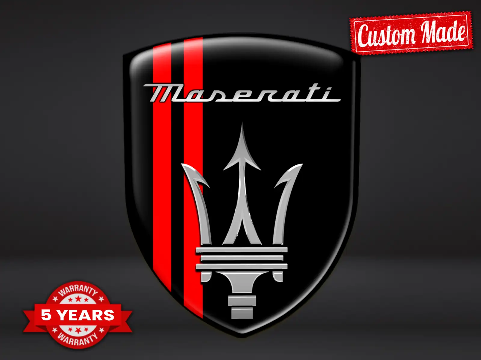 Maserati Car Windscreen Stickers Premium High Quality Drift
